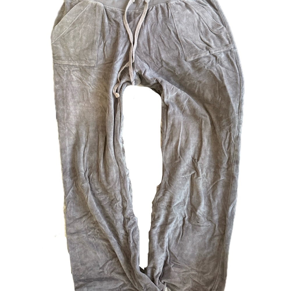 vintage early 2000s low-rise velour sweatpants